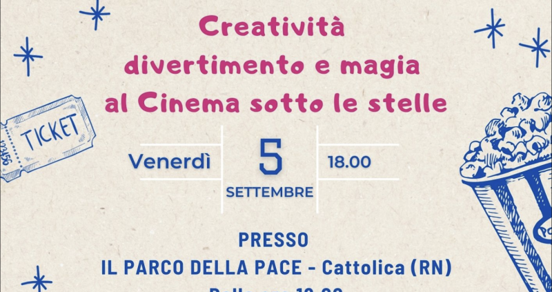 Cinema e laboratori sotto le stelle